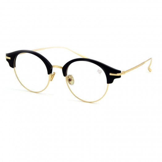 Neutrale Brille KISS® - MyRetro PREMIUM mod. BELLEVILLE - Mann Frau RUND optischer Rahmen VINTAGE